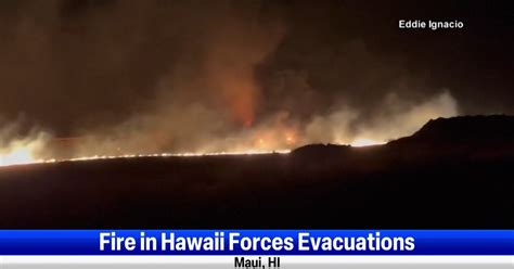 People in Hawaii flee into ocean to escape wildfires that are burning a popular Maui tourist town